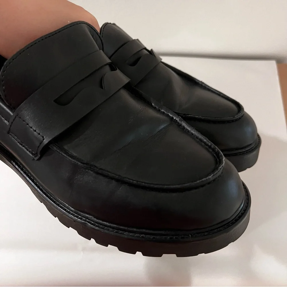 Steve Madden Black Loafers Size 10 - Picture 5 of 12